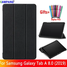 Чехол для Samsung Galaxy Tab A 8,0 чехол T290 T295 SM-T290 SM-T295 модная окрашенная искусственная кожа Стенд Coque Funda Shell