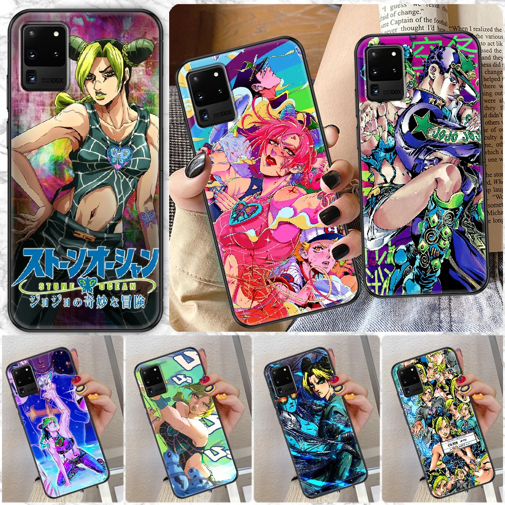 Jolyne Cujoh JOJO Stone Ocean чехол для телефона Samsung Galaxy Note 4 8 9 10 20 S8 S9 S10 S10E S20 Plus UITRA