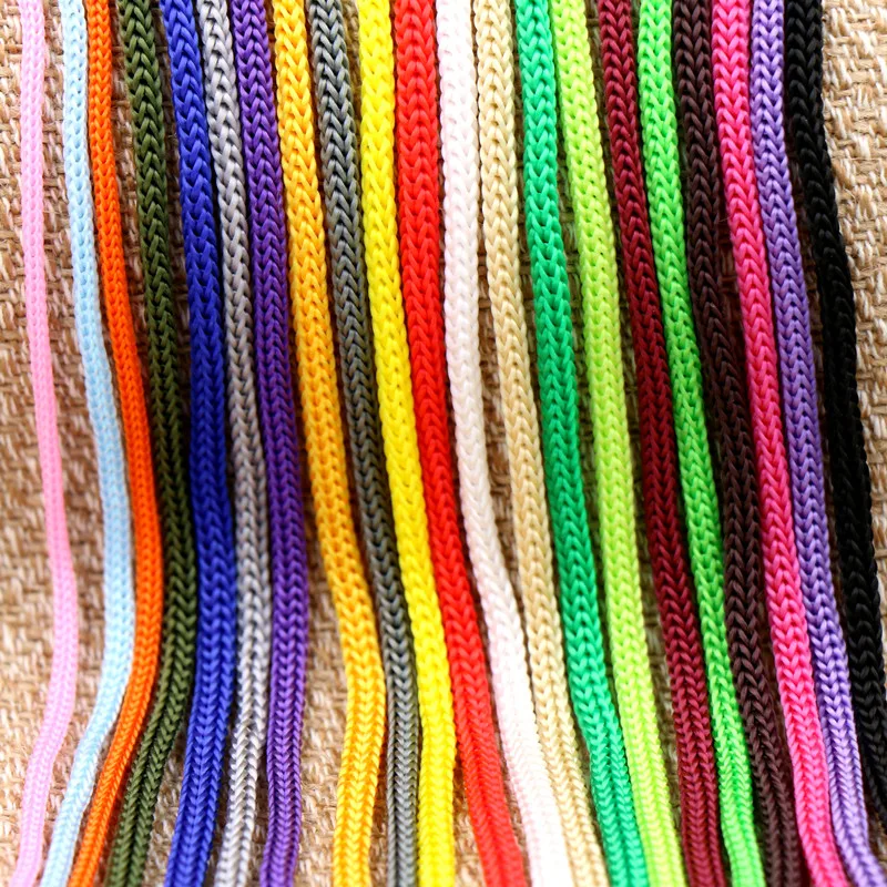 4/5/6mm PP Beam Mouth Polypropylene Rope Closing Cord Crochet Nylon Hollow Drawable Braided Hook Bag Portable Tying Rope polypropylene rope