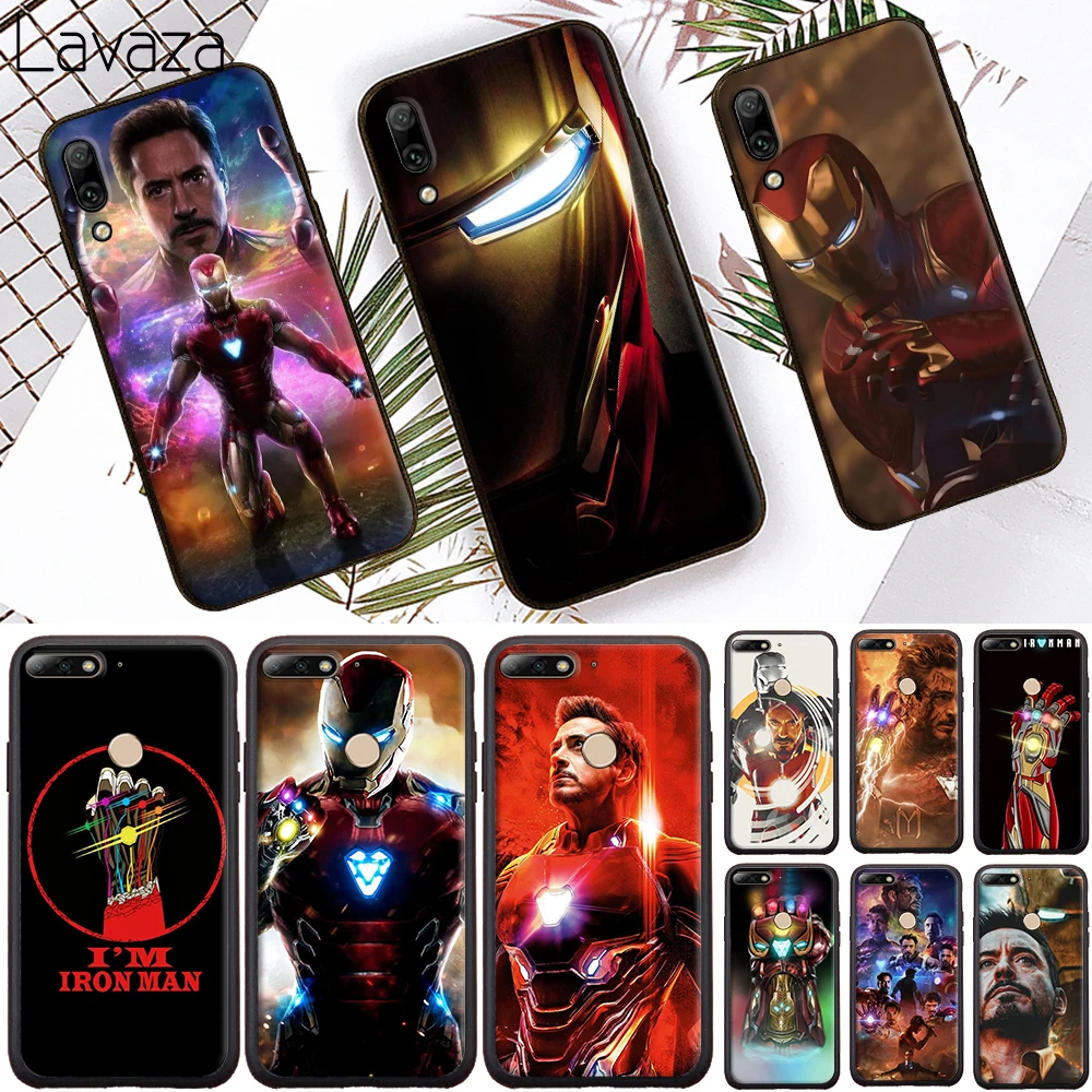 Marvel Iron man Stark Soft Case for Huawei Honor 6A 7A 8A 20 Pro 7C 8C 7 8X 8 9 10 lite 20S Note10 View Cover |