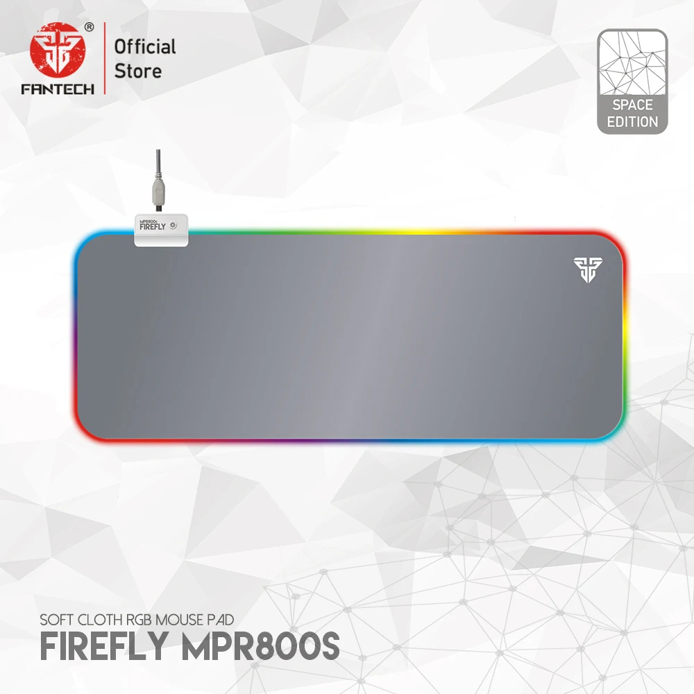 FANTECH MPR800S RGB игровой Msoupad Белый Профессиональный коврик для мыши с контролем и