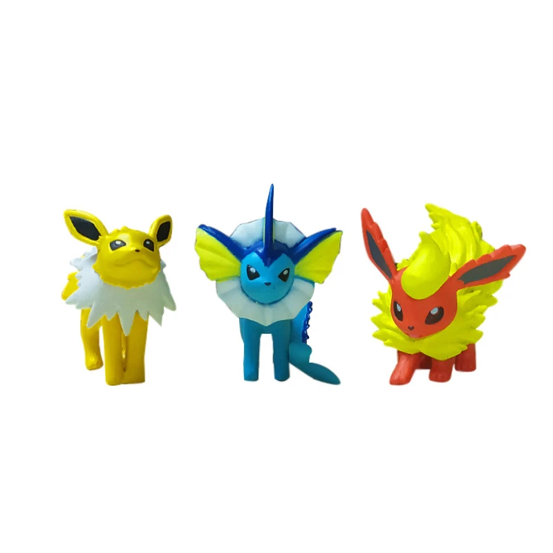 オリジナルのポケモンアクションフィギュア ポケモンアクションフィギュア 3パック アニメのタペロン 女の子へのギフト 机の装飾 Null Aliexpress