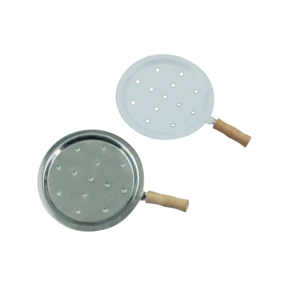 1PCSilverHookahMetalScreensCharcoalHolderForShishaHookahs