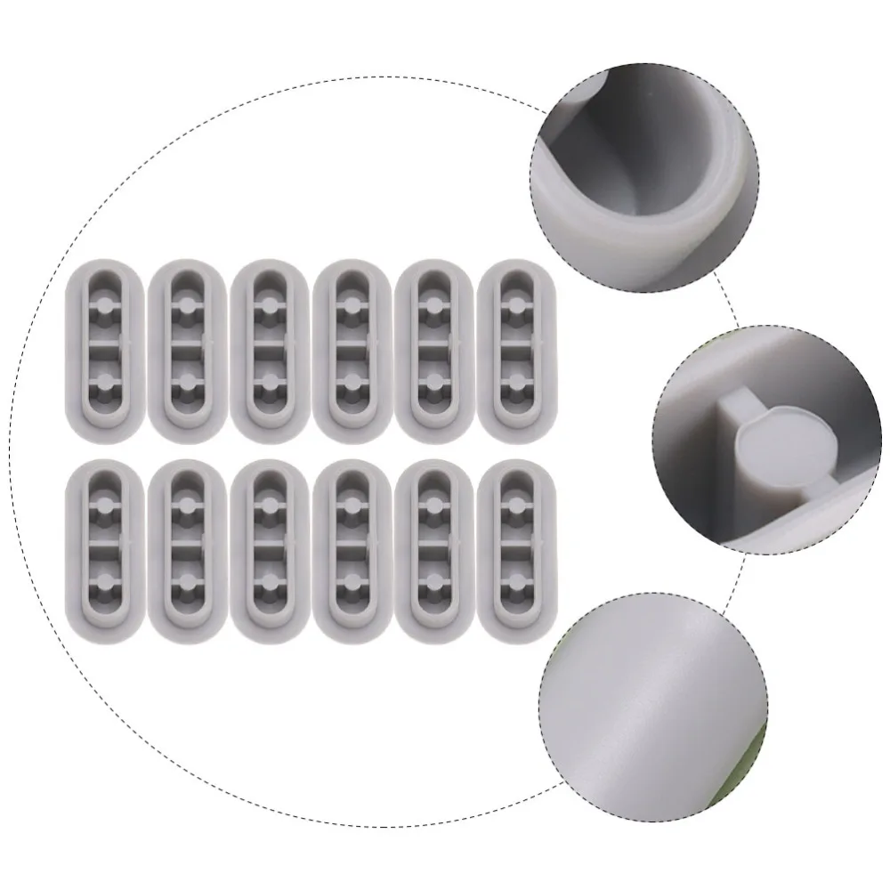 Toilet Seat Pads Replacement Stoppers Gasket Lid Parts Spacer Bumpers Anti Buffers Rubber Cushioning Pad Universal Seat