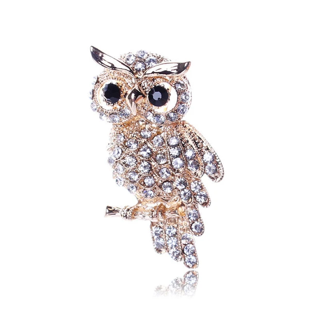 Brooches For Ladies Vintage Owl Brooch Fashion Women'S Brooch Cardigan Pin  Sweater Coat Accessories