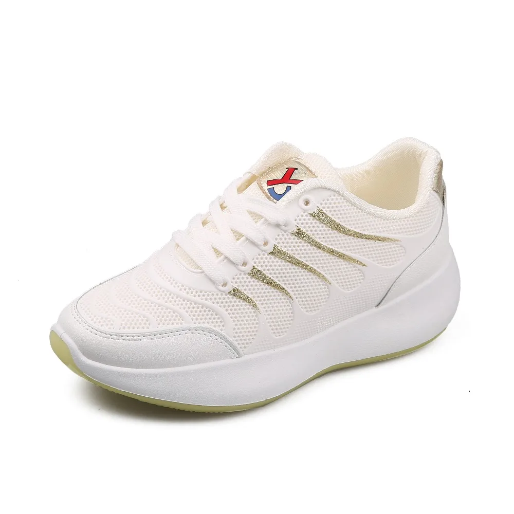 air breathable women shoes spring summer ladies sneakers korean female height increasing moccasins lady mesh vulcanized shoes  (23)