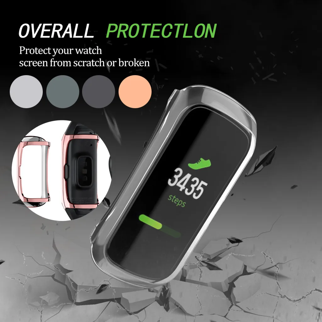 Защитный чехол для samsung Galaxy Fit SM-R370, Смарт-часы, ультра-тонкий мягкий ТПУ чехол, сменная пленка, защитная оболочка, 19Aug
