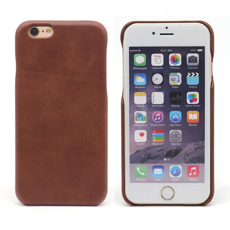 Популярный iPhone 6s чехол для телефона из натуральной кожи для iPhone 6/6s Plus