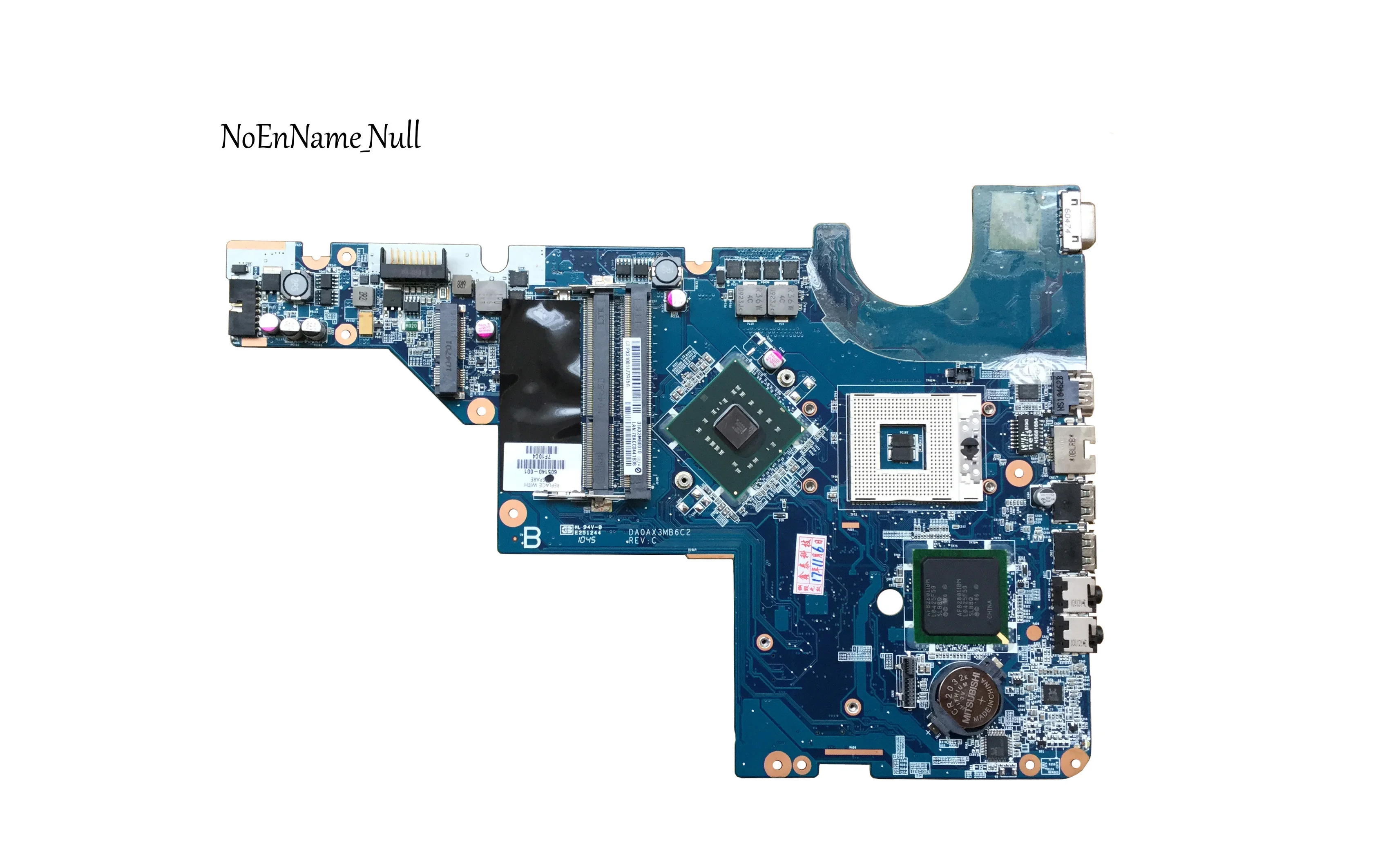 Для HP COMPAQ G42 G62 CQ42 CQ56 G56 CQ62 CQ64 Intel 478 материнская плата для ноутбука 605140 001 DA0AX3MB6C1|laptop