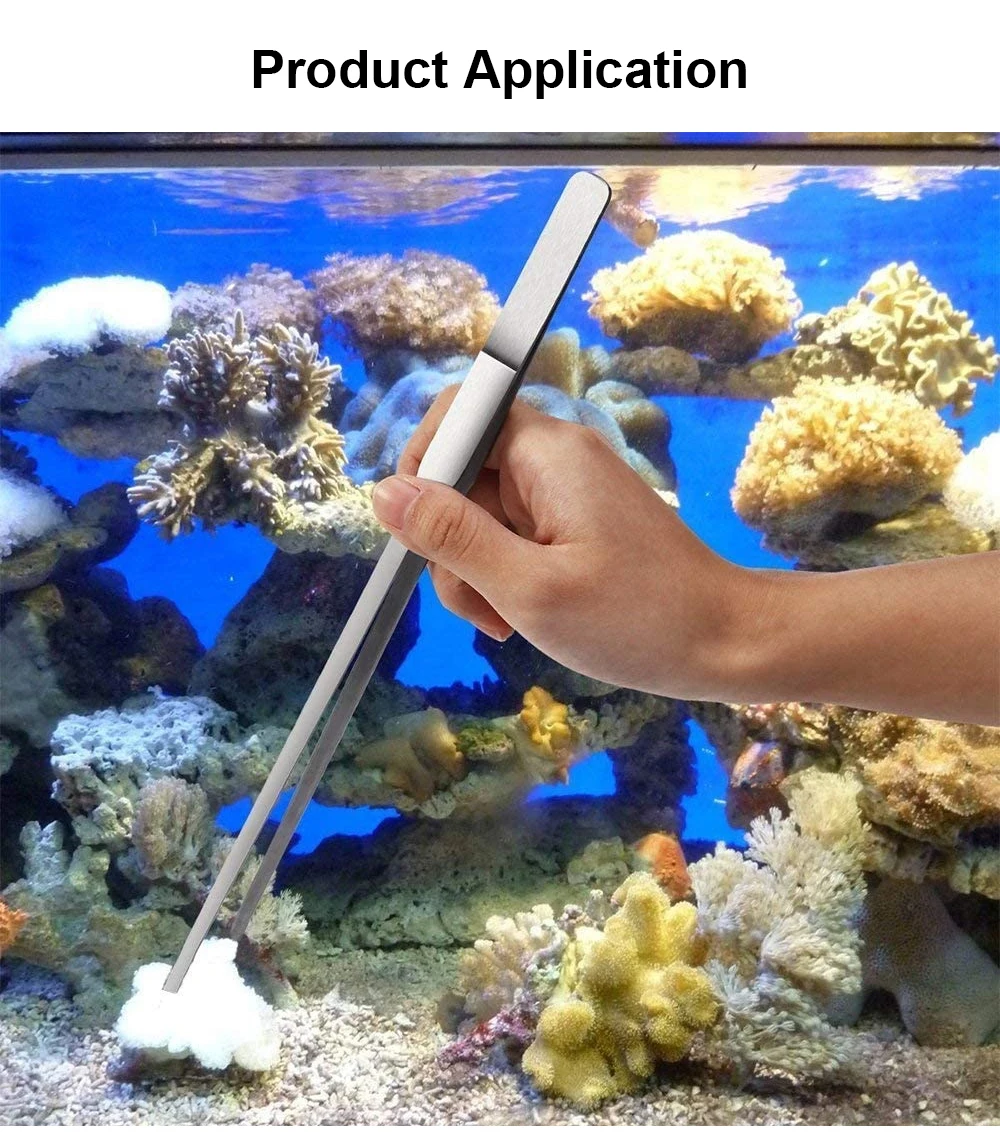 Aquarium Cleaning Accessory Stainless Steel Scissor Tweezers Spatula Algae Scraper Storage Rack Fish Tank Aquascape Plant Tool