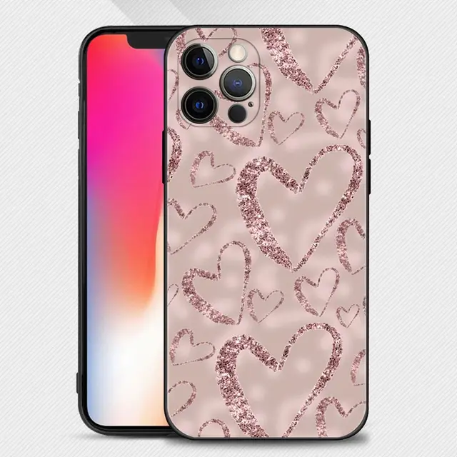 Beautiful Rose Bling Picture Silicone Case For Apple iPhone 13 12 11 Pro Max XS Max XR X 7 8 Plus 13 12 Mini 6S SE 2020 Shell B04