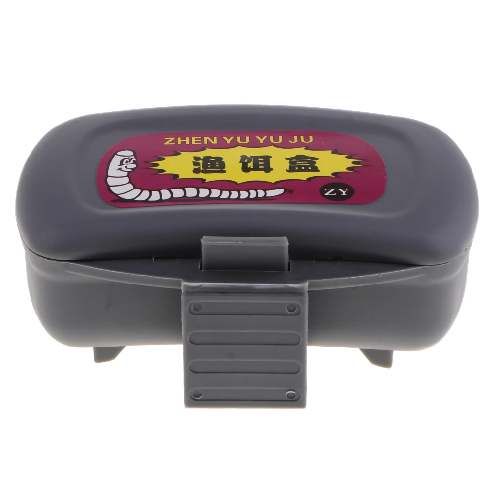 Portable Waterproof Fishing Live Baits Lures Box with Secure Latches Worms Earthworm Storage Case Pesca Fishing Tackle Boxes