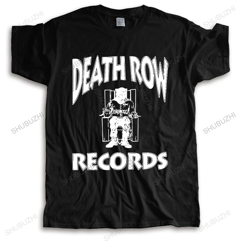 Футболка мужская хлопковая брендовая тенниска с надписью death-row модная майка в
