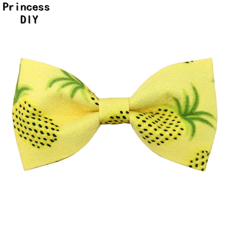 5Meter 10 25 40mm Printed Cotton Pineapple Ribbon 3/8" 1" 1.5 Cloth Layering Fruit Tape Bias DIY Hair Bow Tie Accessory Material