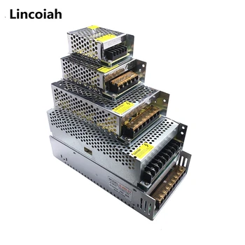 LED 스트립 스위치 드라이버 전원 공급 어댑터, AC 110V/220V to DC 5V 12V 24V, 조명 변압기 1A, 2A, 5A, 10A, 15A, 20A, 30A, 40A, 50A