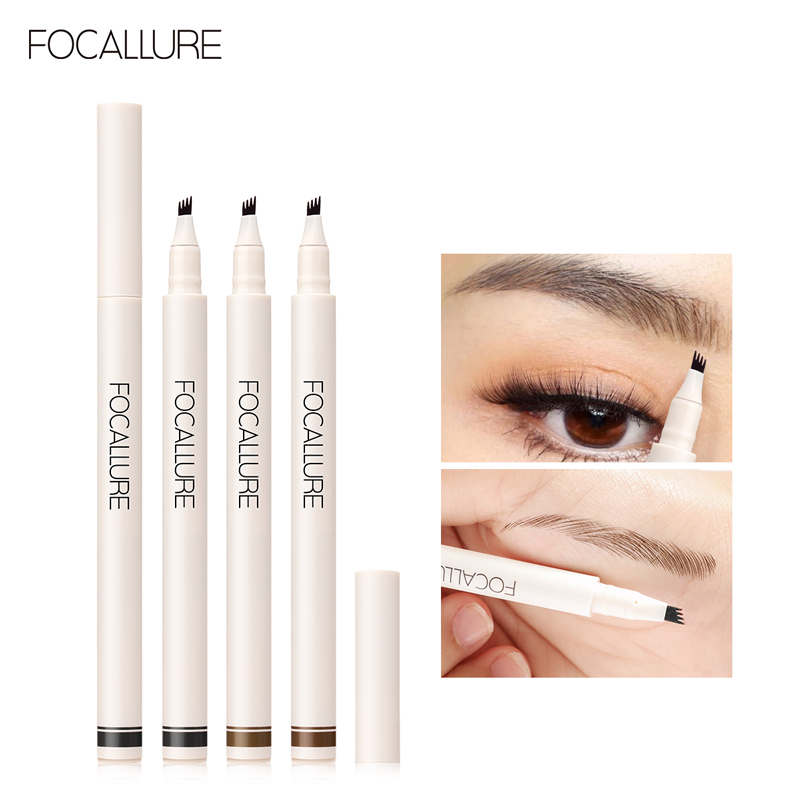 FOCALLURE Eyebrow Pencil Cosmetics Shade Waterproof Liquid Marker Tint For Makeup
