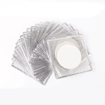 

Asbestos mesh 12.5cm-25cm aluminum foil edge, laboratory heating tripod alcohol lamp pad heat protectionmesh