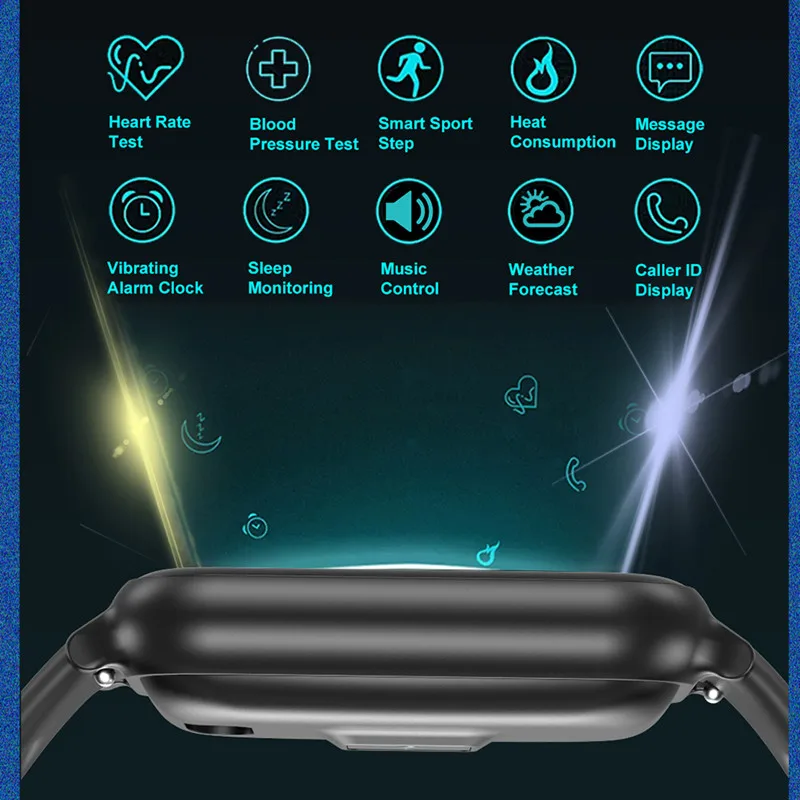 Новые умные часы T70 IP67 с Bluetooth мужской браслет мониторингом сердечного ритма