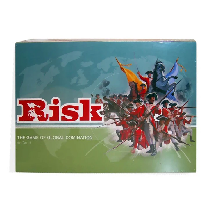 Hasbro риск игры шесть стратегических покорить английскую карточку для вечеринок