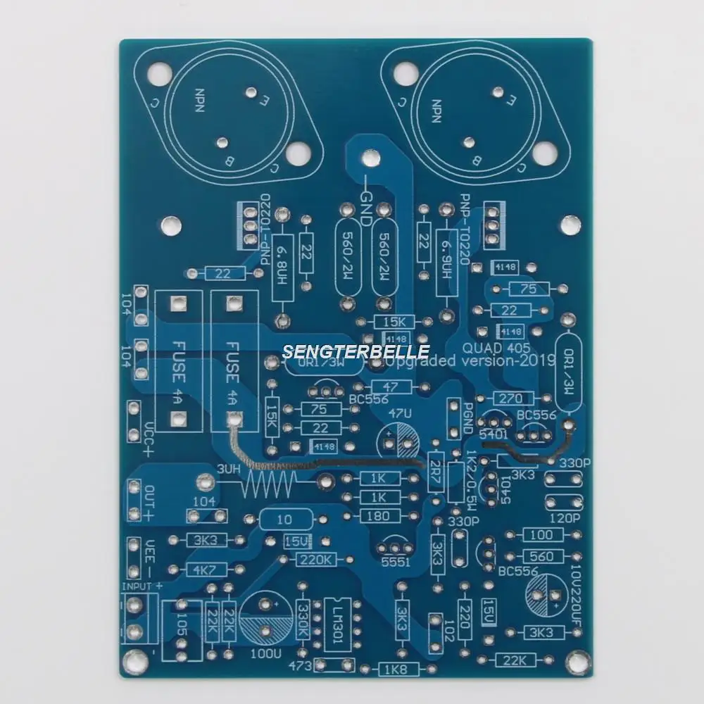 Board, PCB, MJ15024, 100W + 100W