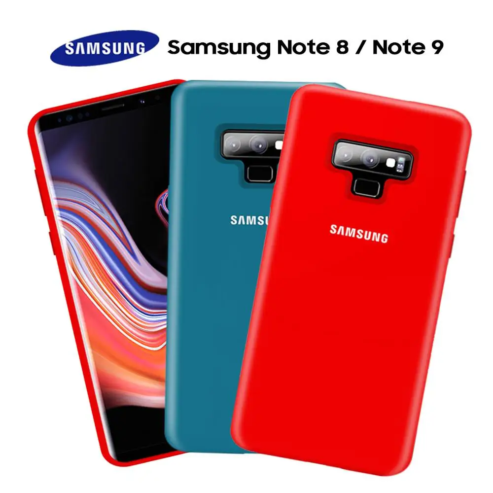 

Samsung Note 9 Case Official Original Silky Liquid Soft Silicone Fitted Full Cover Samsung Galaxy Note 8 9 Case Retail Package