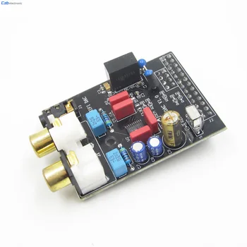 

PIFI Digi DAC+HIFI DAC Audio Sound Card Module I2S interface for Raspberry pi 3 2 Model B B+Digital Pinboard V2.0 Board SC08