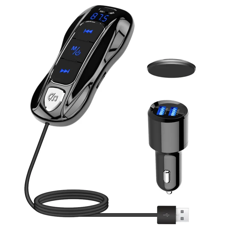 Автомобильный комплект громкой связи Bluetooth 5 0 FM-передатчик mp3-плеер PD3.0 быстрая
