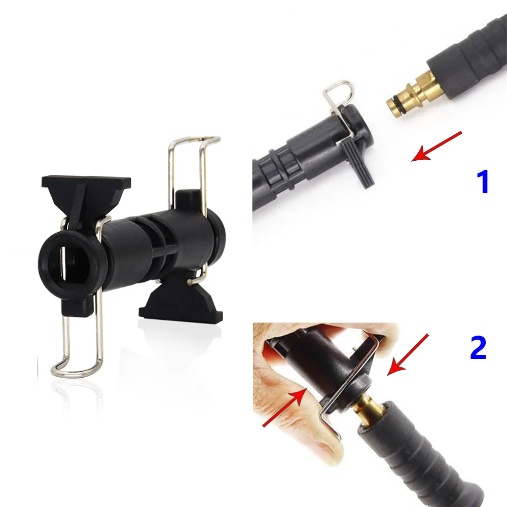 ROUE High Pressure Washer Hose Connector for Karcher Accessories ​K2 K3 K4 K5K7 High Pressure Washer Water Cleaning Hose 4
