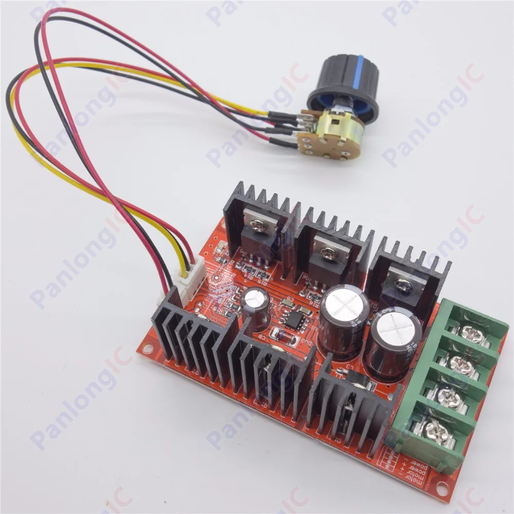 10-50V 40A DC мотор контроль скорости PWM HHO RC Контролер 12V 24V 48V 2000W Макс