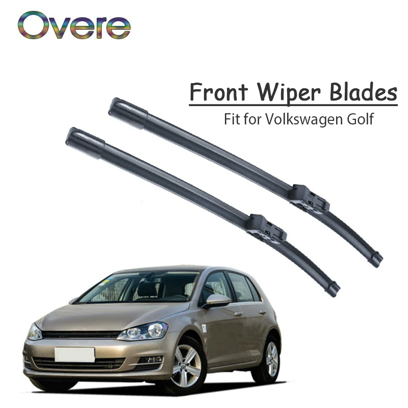Overe 1set Car Windshield Rubber Wiper Blade Refit For Volkswagen Vw