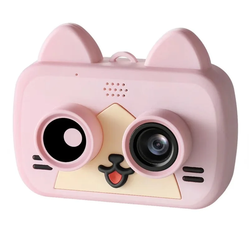 Pink Мини Детская видеокамера 1080P HD Детская Цифровая Wi-Fi камера 2,0 дюймов дисплей Kinder Foto камера игрушки видеокамера для детей Подарки - Цвет: Pink
