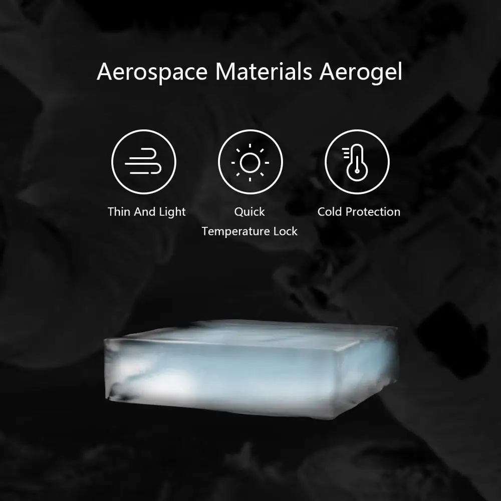 Youpin Aerogel холодный Костюм Куртка парка ветрозащитный водонепроницаемый материал