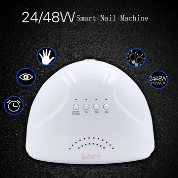 

48W Manicure Lamp Manicure Tool Smart Sensor Nail Polish Adhesive Dryer Nail Quick Dry Light Therapy Machine