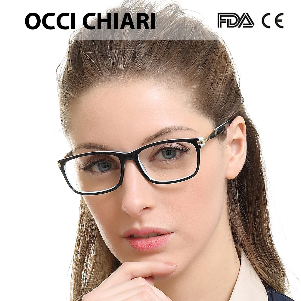 OCCI CHIARI оптические очки оправа для женщин винтажный синий светильник блокирующие