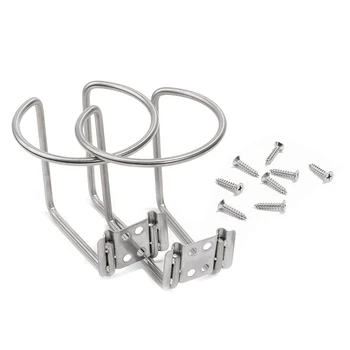 

2Pcs Stainless Steel Boat Ring Cup Drink Holder Universal Drinks Holders for Marine Yacht Truck Rv Car Trailer Hardware