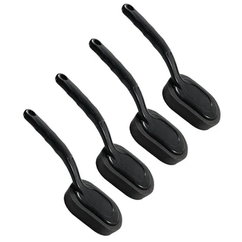 

Car Tire Wax Brush Long Handle Sponge Brush Special Tire Cleaning Dressing Wax Polishing, Black