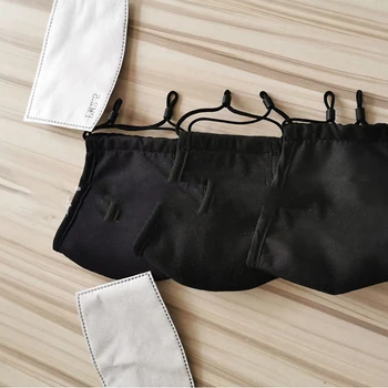 

2020 NEW 5Pcs/Set Anti-Dust Haze Mask Sereo Adjustable Black Breathable Face Mask Anti-Pollution Windproof Warm Mouth Mask