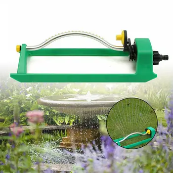 

18 Hole Oscillating Lawn Sprinkler Watering Garden Water Pipe Hose & Connector Durable And Practical To Use