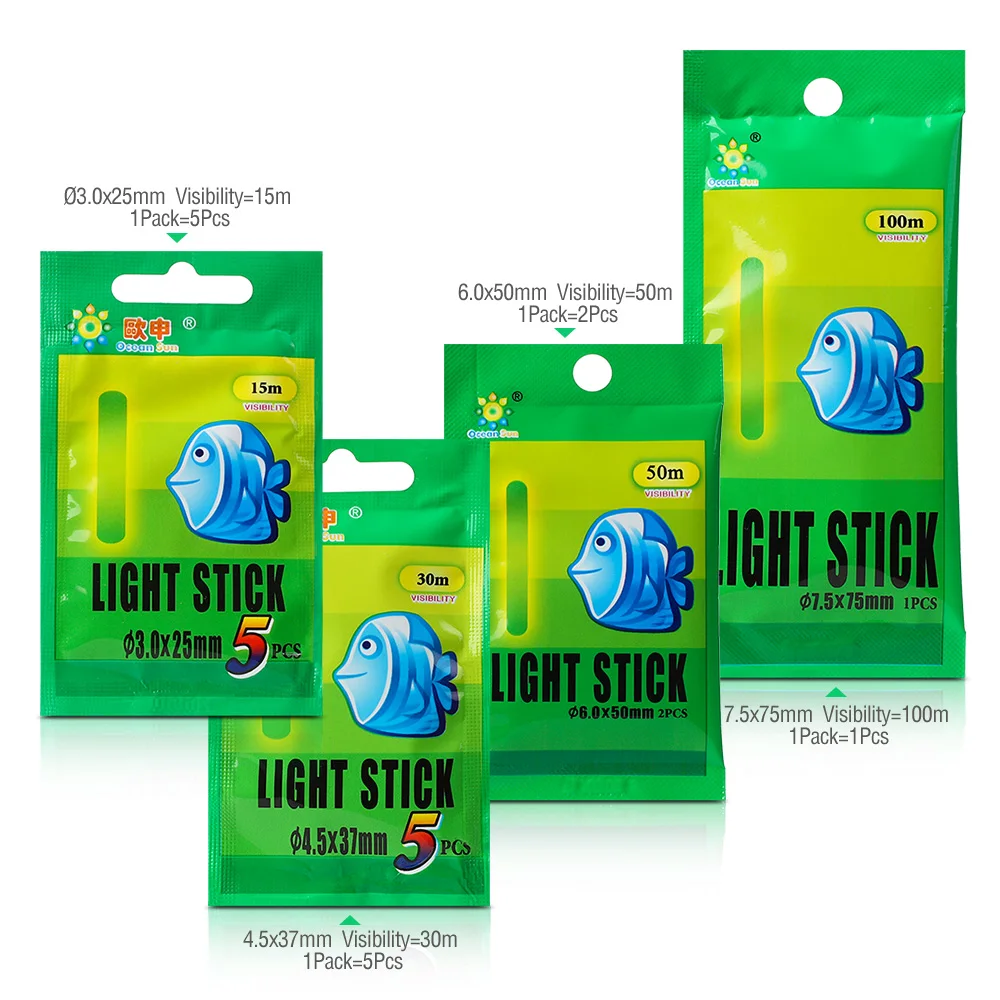DONQL 510Pcs Fishing Float Light Stick 4.537mm 7.575mm Fluorescent Lightstick Light Night Luminous Fishing Glow Stick Tackle  主图01 (3)
