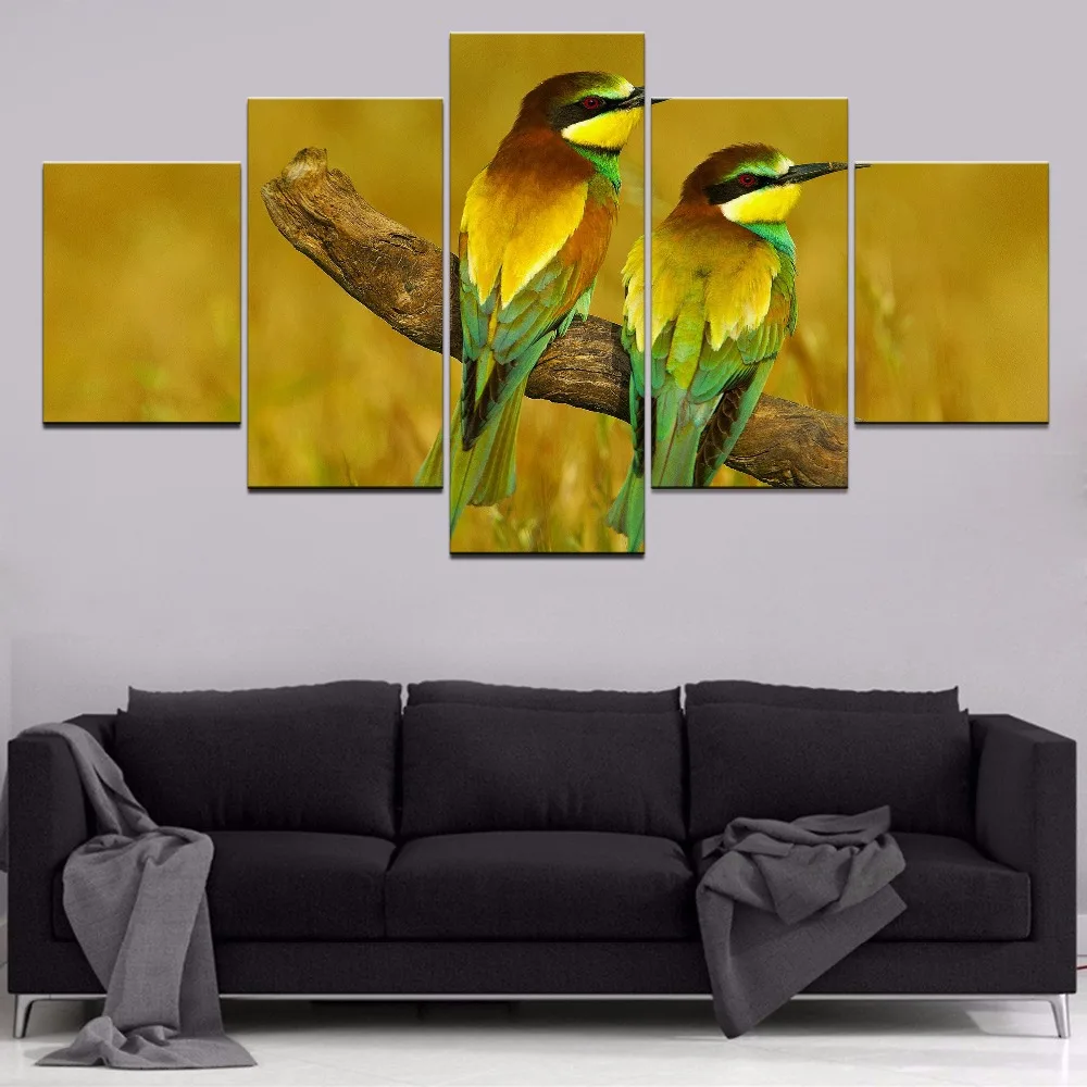 

Home Decor Canvas Painting HD Prints Framework 5 Pieces Animal Bird Wall Art Living Room Modular Cuadros Pictures Artwork Poster