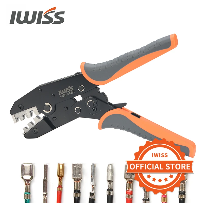 Iwiss Iws-1560 Pinze Di Piegatura Adatto Per Amp Amp Te Tyco Yco Strumento Piegatore Terminale A Crimpare Spina Maschio E Femmina Connettori
