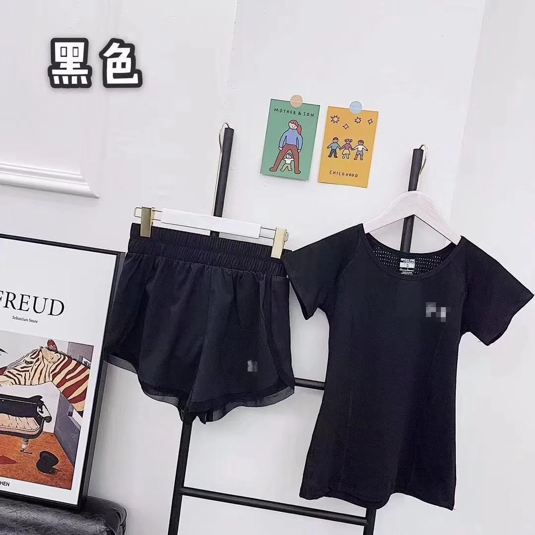 Wechat, бизнес,, Ender, быстросохнущая одежда, Ma, женская, дышащая, вырез лодочкой, фитнес, Йога, Спортивная футболка, шорты, комплект