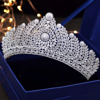 

Gorgeous Royal Crown Tiaras Queen Crowns Bridal Headpiece Wedding Hair Jewelry Tocado Novia Wedding Hair Accessories Headband