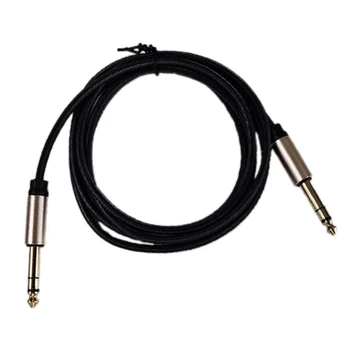 

6 FT 6.5mm Auxiliary Aux Male to Male Stereo o Cable Cord 6.35 Large Two-Core Computer Mixer Cable for PC Laptop