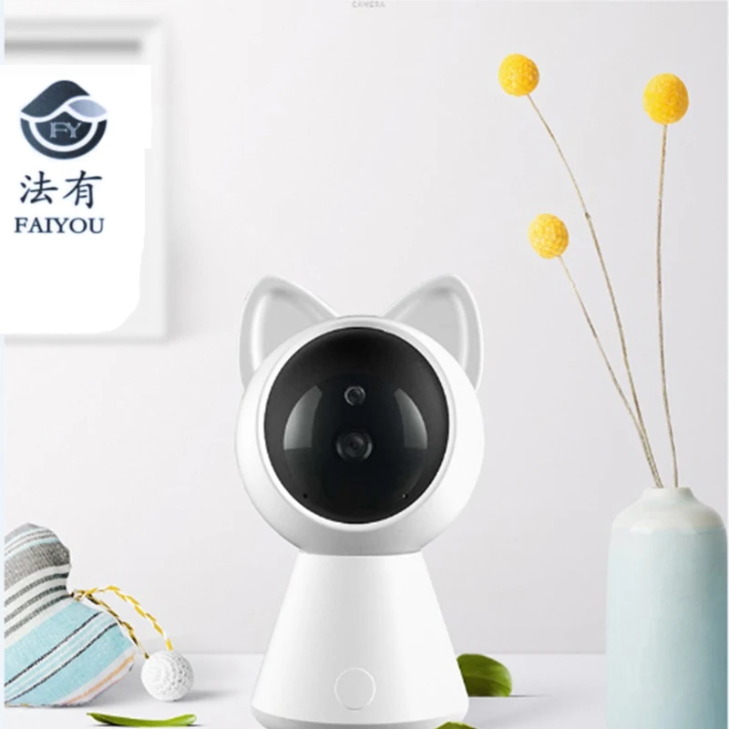 Мини wifi AI камера IP P2P дистанционный мониторинг CCTV Cam домашняя видеоняня для детей 360 градусов угол ИК Ночной Vison Обнаружение движения