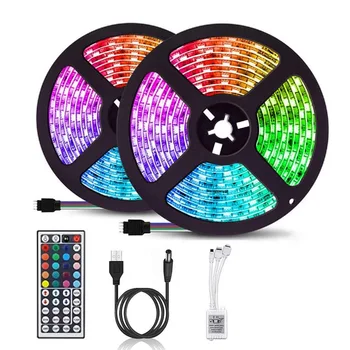 

RGB Strip Light Color Changing Tape Lights for Home TV Kitchen DIY Decoration Wedding Decorative Fairy Lights