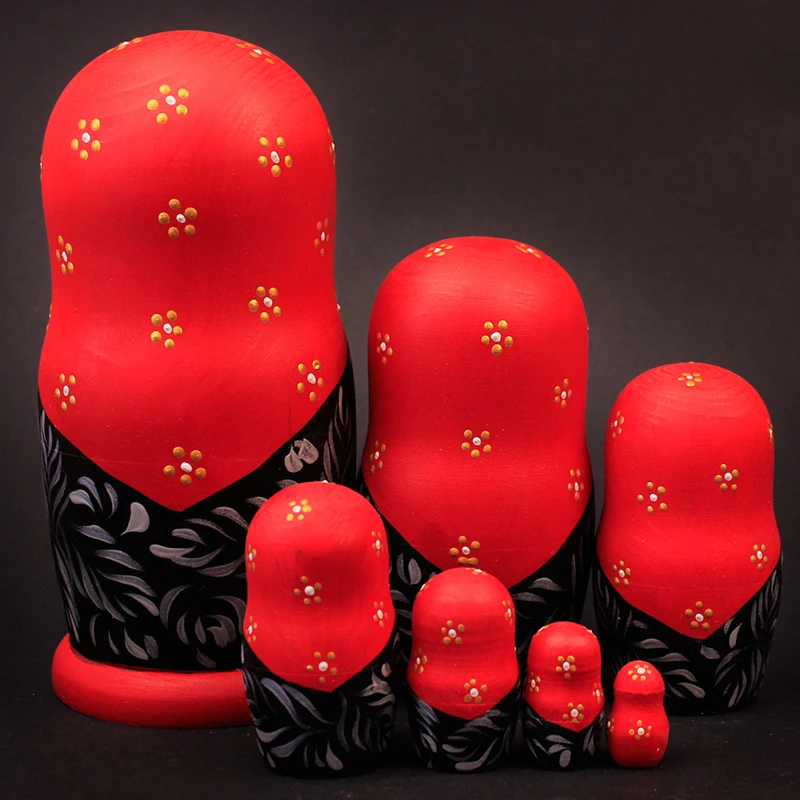 7 Layers/Set Wooden Russian Dolls Nesting Maiden Wishing Doll Beautiful Handmade Matrioska Russa Kids Baby Toys Gifts 20cm