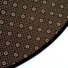 Retro Black And Gold Flowers Round Carpet Lotus Chair Floor Mat Soft Carpets For Living Room Anti-slip Rug Bedroom Decor Carpet 6