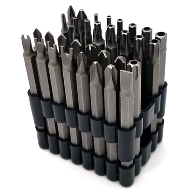 

HLZS-32Pc 3 Inch(75Mm)Hexagon Socket Screwdriver Bit Security Bit Set Hex Phillips Pozidriv Slotted Star Bit