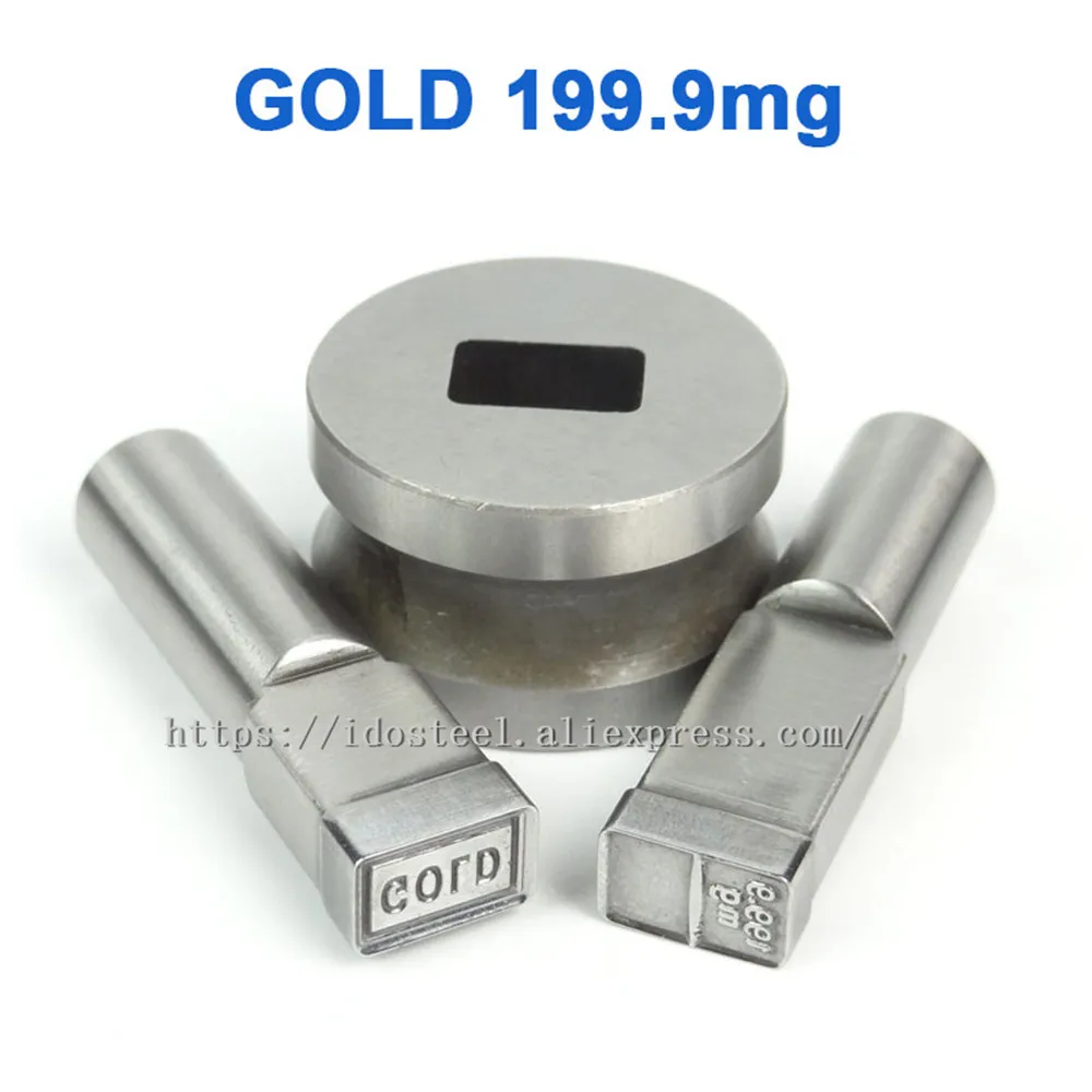 GOLD BAR Milk Tablet Die 3D Punch Press Mold Candy Punching BateRpak Calcium 11x7mm | Инструменты